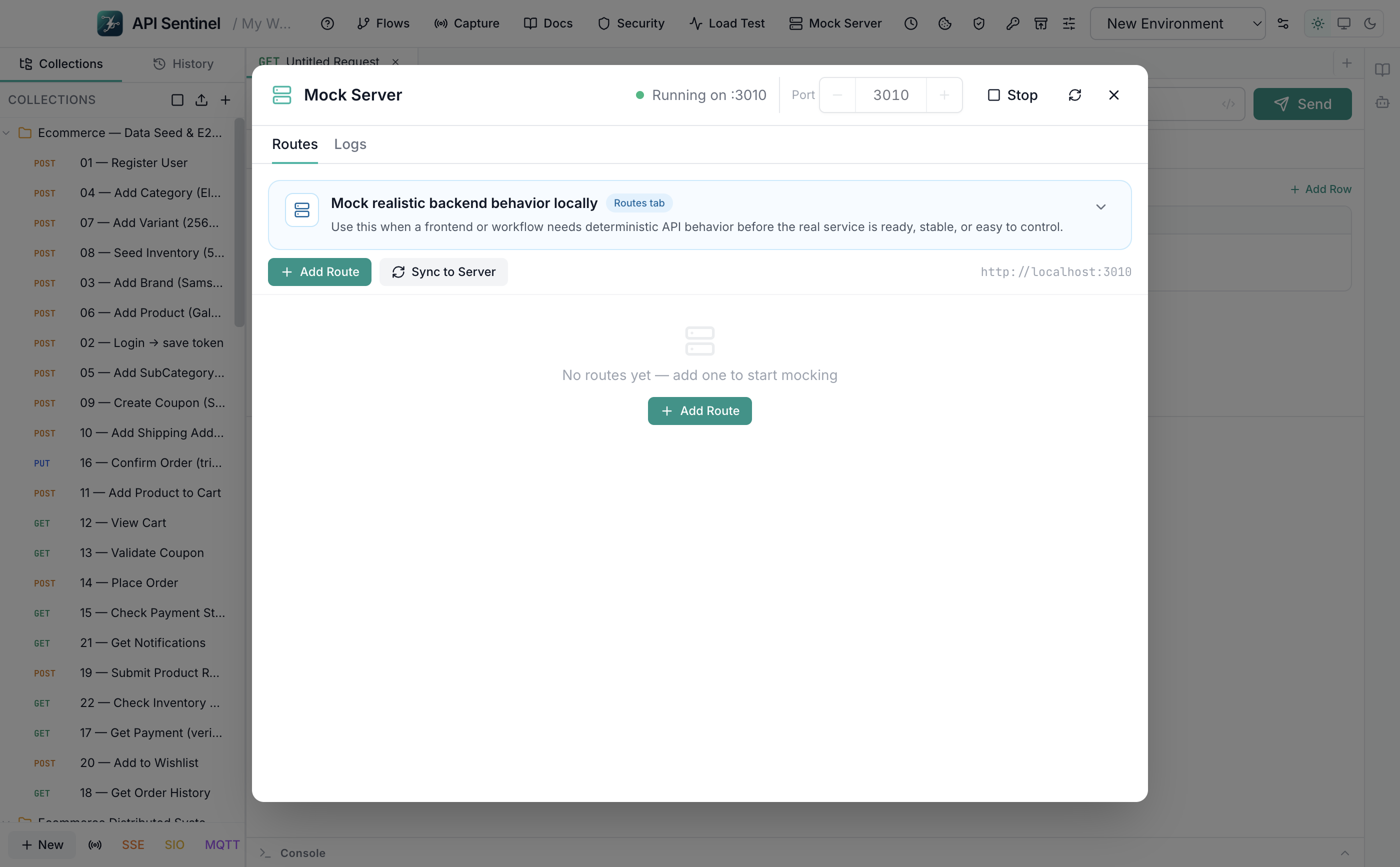 Reqhawk mock server — local endpoint simulation